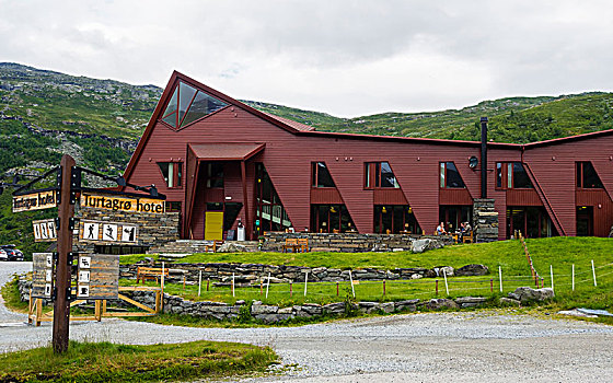 酒店,山,山路,尤通黑门山,挪威