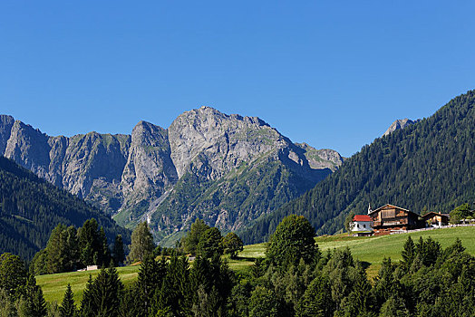 阿尔卑斯山,山,乡村,地区,卡林西亚,奥地利,欧洲