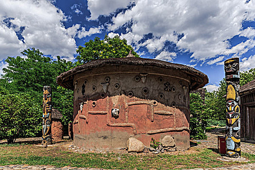 吉萨金字塔,狮身人面像,亚历山大灯塔,非洲部落,埃及,古建筑,世界公园,微缩景观