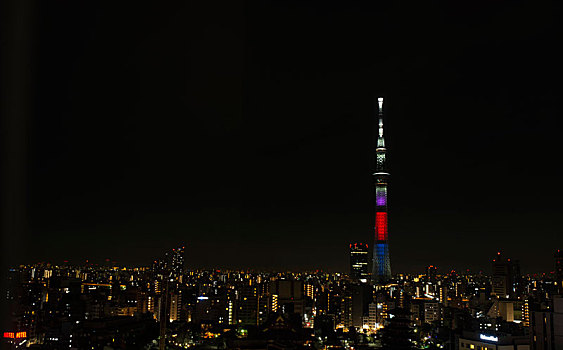 东京电视塔夜景