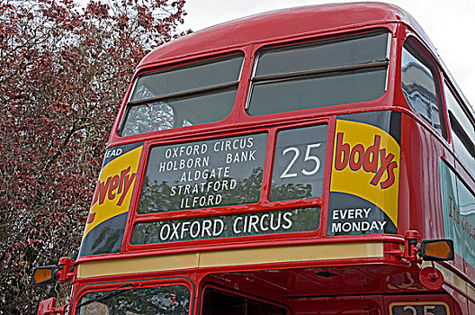 英格兰,伦敦,牛津,马戏团,平台,红色,伦敦双层巴士,巴士