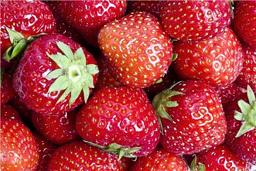 新鲜,草莓,背景