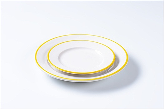 黄色,白色,餐盘