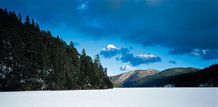 雪,场景,云南