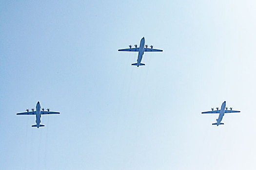 70年国庆阅兵空中梯队