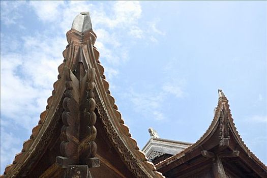 文庙,屋顶,河内,越南