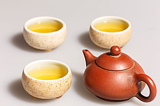 茶,茶壶与茶杯