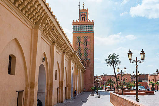 清真寺,玛拉喀什,麦地那,摩洛哥,非洲