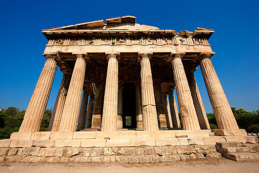 庙宇,阿哥拉,雅典,希腊,欧洲