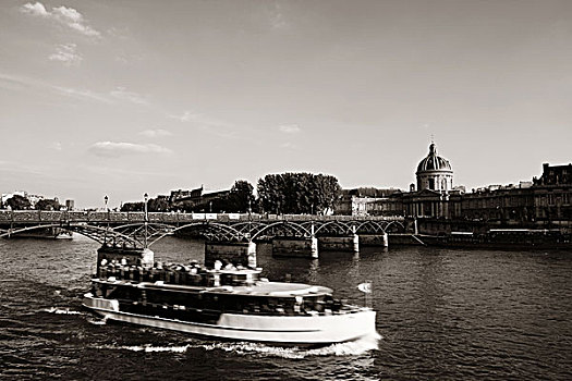 塞纳河,历史建筑,巴黎,法国