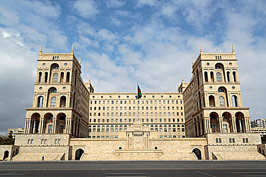 阿塞拜疆,巴库,政府,房子