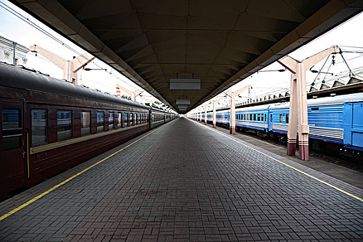 俄罗斯,莫斯科,车站,火车