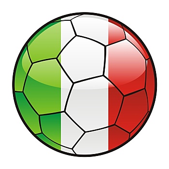 意大利,旗帜,足球