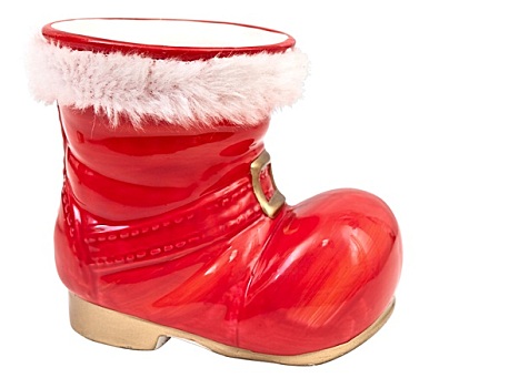 红色,圣诞节,靴子