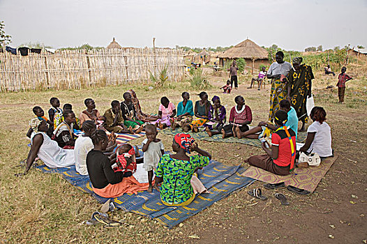 乡村,条理,会面,南,苏丹,十二月,2008年