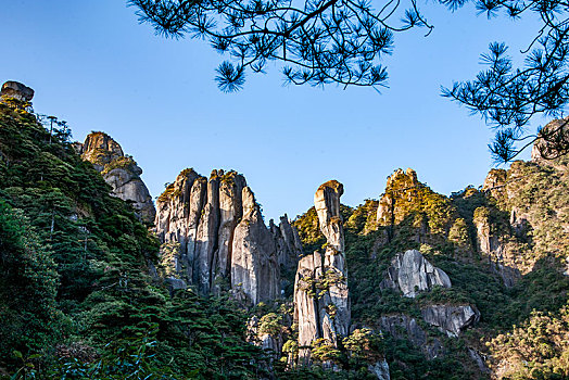 江西上饶三清山,巨蟒出山,景观