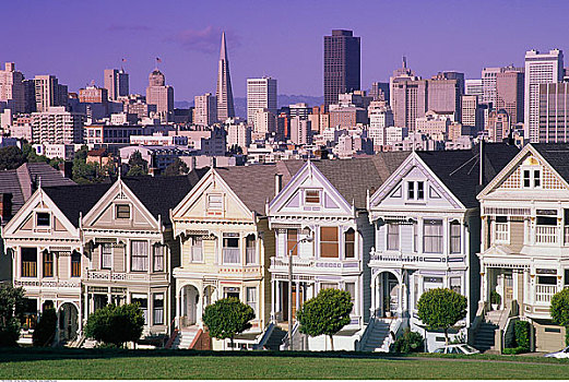 维多利亚时代风格,家,旧金山,加利福尼亚,美国