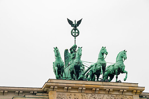 雕塑,四马二轮战车,勃兰登堡门,柏林