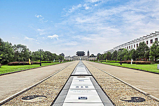 江西省景德镇市浮梁古县衙城楼建筑景观