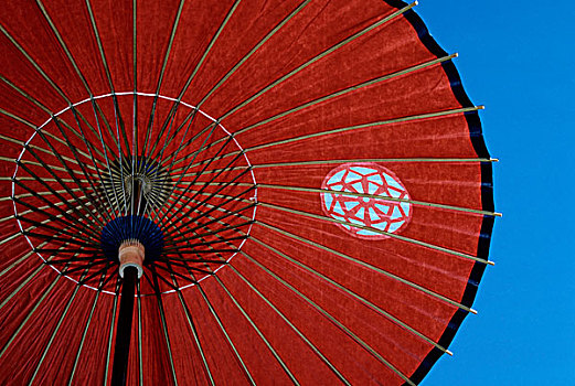 日本,红色,纸,伞