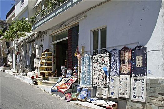纪念品店,克里特岛,希腊