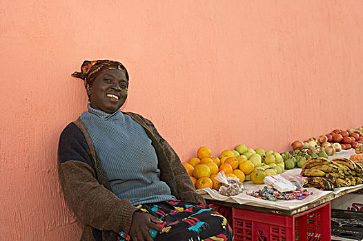 女人,头像,店,索韦托,南非