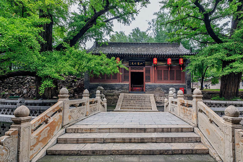 山西省太原市晋祠博物馆王琼祠_高清图片_全景视觉