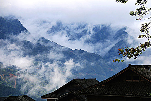 水墨乡村