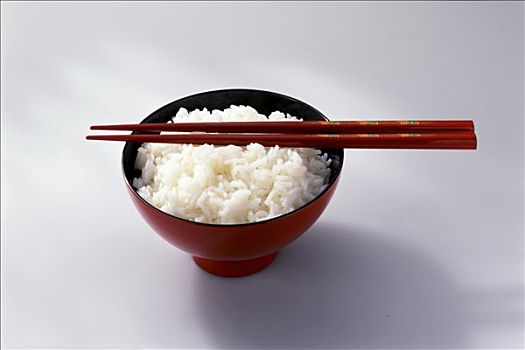 熟食,印度香米,红色,碗,筷子