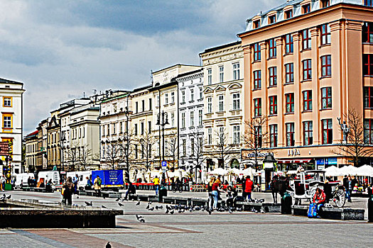 波兰,市场,房子
