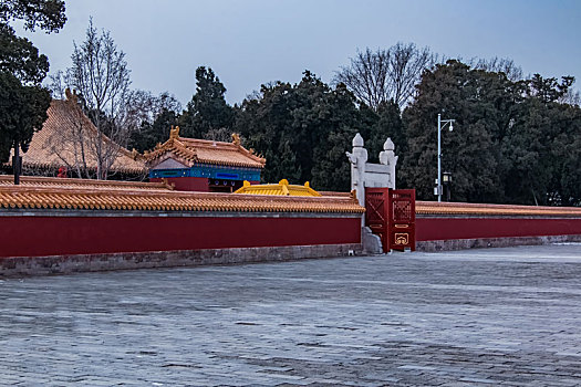 北京市地坛公园园林古建筑