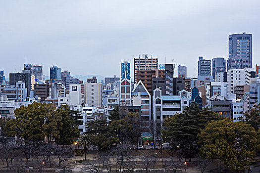 大阪城在日本
