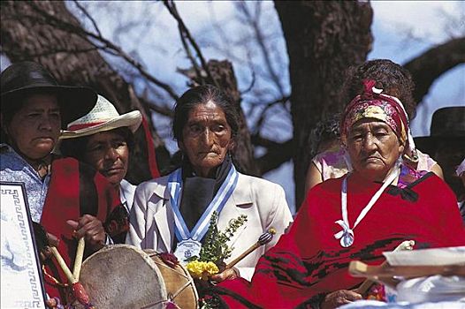 印第安女人,女人,庆贺,母亲,地球母亲,阿根廷,南美