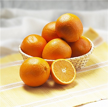 橘子,篮子