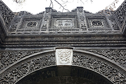 北京胡同砖雕