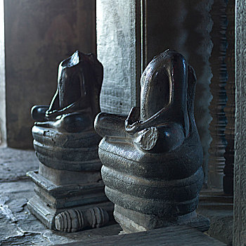 雕塑,庙宇,收获,柬埔寨