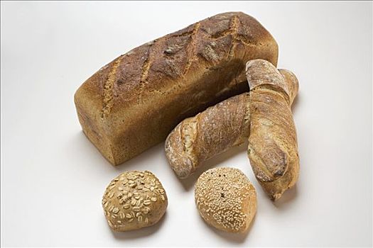 模制面包,法棍面包,全麦卷