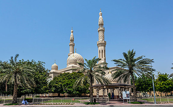 迪拜,清真寺,阿联酋,亚洲