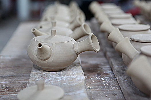 晾坯陶瓷制作
