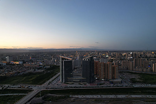 新疆,喀什,落日余晖