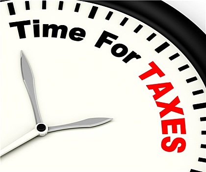 时间,税,信息,展示,征税