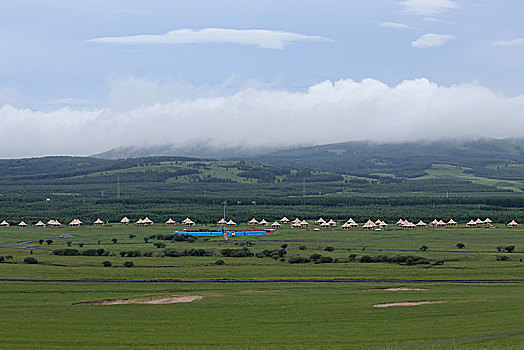 河北承德坝上,国家一道风景大道,夏日风景