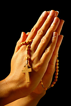 天主教祈祷图片