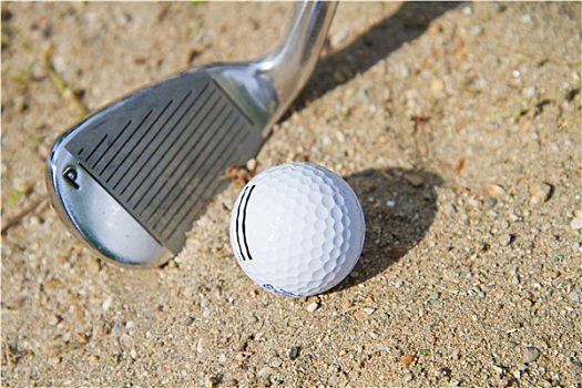 高尔夫球,沙坑