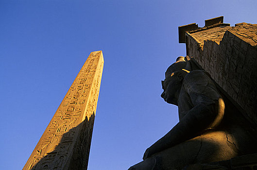 埃及,尼罗河,路克索神庙,卢克索神庙,方尖塔,入口