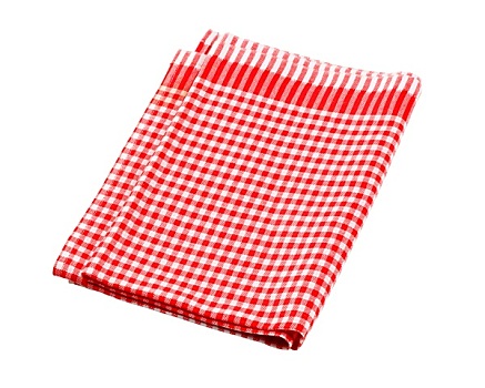 红色,白色,桌布