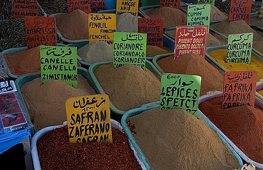 香料市场,突尼斯,非洲