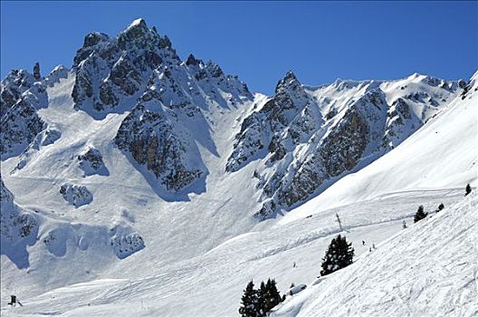 滑雪胜地,高雪维尔,上萨瓦,法国