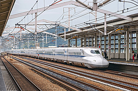 新干线,列车,大阪,车站,日本