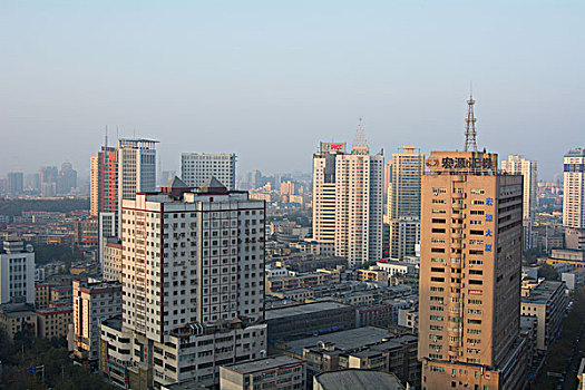 乌鲁木齐冬季城市风光